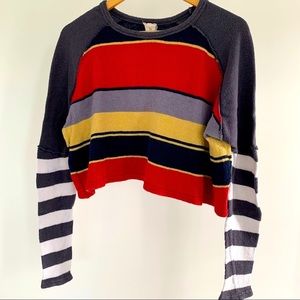 Free People Cropped Longsleve